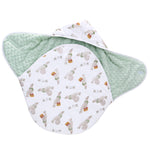 Miracle Baby Car Seat Covers, 100% Cotton Minky Baby Swaddle Blanket for Boys Girls Newborn Baby Swaddle Wrap Soft Thick Baby Swaddling Blanket for Baby Seat