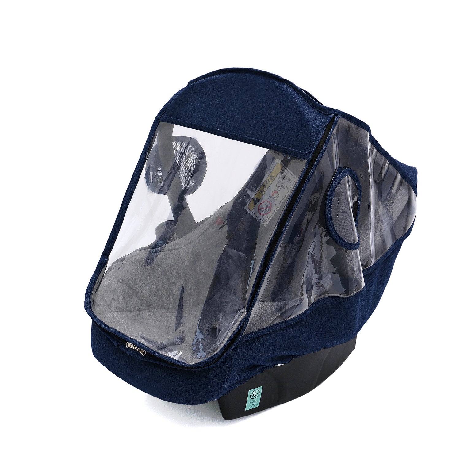 Miracle Baby Car Seat Rain Cover, Universal Infant Car Seat Weather Shield with Storage Bag,Waterproof Baby Car Seat Cover with Breathable Ventilation, Baby Travel Accessories