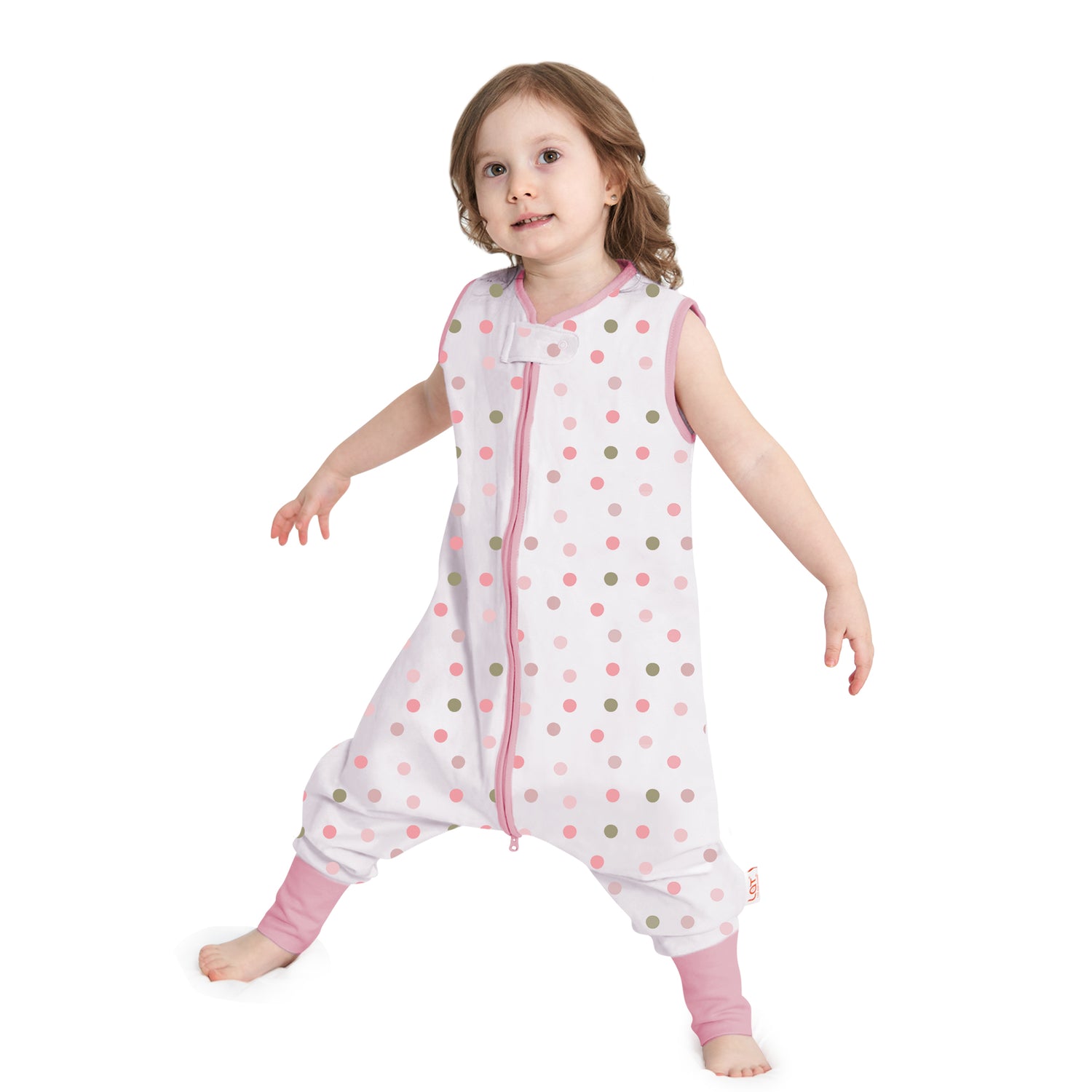 Toddler Sleep Sack with Feet TOG 0.5 Baby Wearable Blankets with Legs Sleeveless Baby Sleeping Bag for Boys Girls, 2 Pack