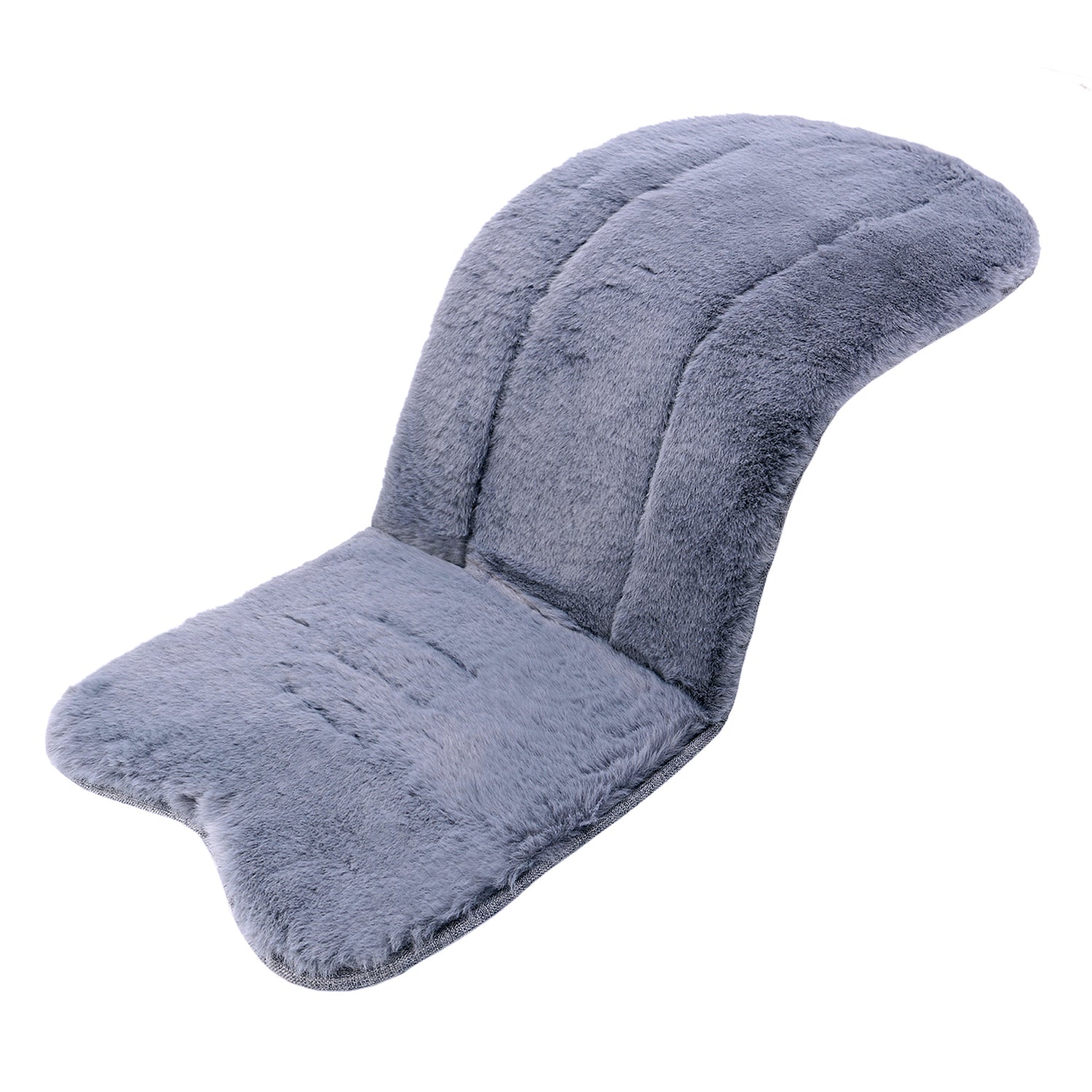 Baby Stroller Cushion Winter Warm Stroller Seat Liners 78 x 35cm Breathable Universal Newborn Carriage Cushion Faux Sheepskin Soothing Silky Soft Baby Seat Pad Liner for Stroller